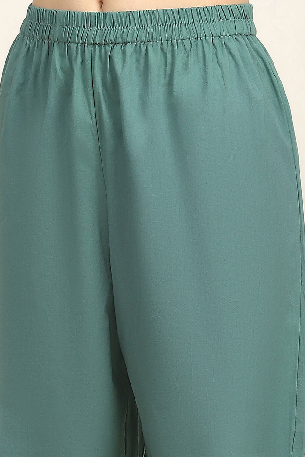 Pink Cotton Unstitched Suit Set image number 3