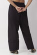 Black Cotton Solid Salwar image number 6