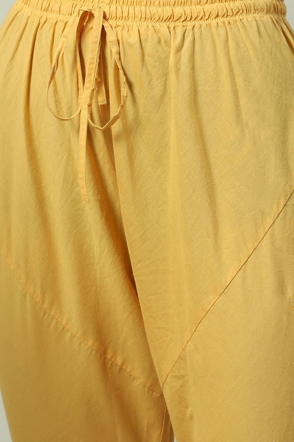 Beige Cotton Printed Anarkali Suit Set image number 2