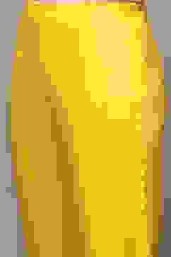 Yellow Cotton Anarkali Kurta Pants Suit Set image number 2