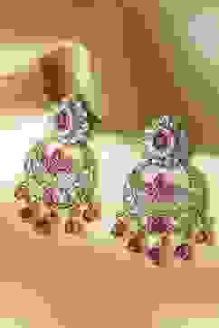 Red Alloy Chaandbali image number 0