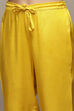 Yellow Viscose Straight Kurta Pants Suit Set image number 2