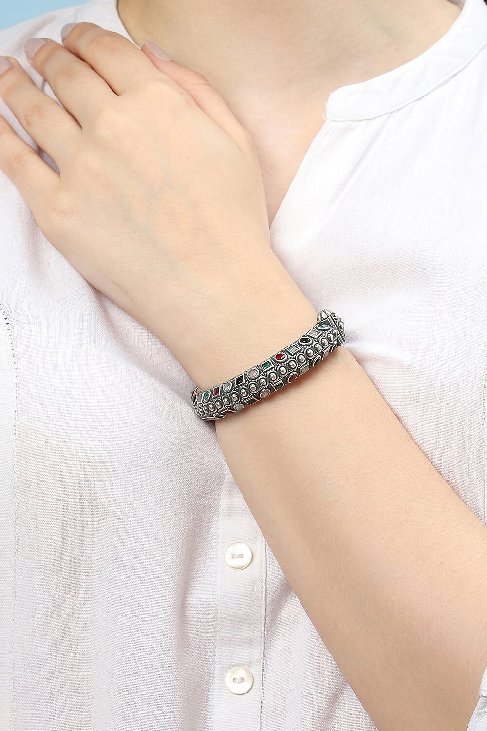 Multicolor Brass Bangles image number 1