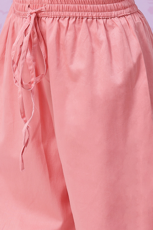 Black Art Silk Anarkali Straight Kurta Palazzo Suit Set image number 6