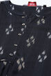 Black Straight Cotton Fusion Wear 2 Piece Set image number 1