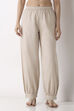 Light Beige Cotton Salwar Pants image number 4