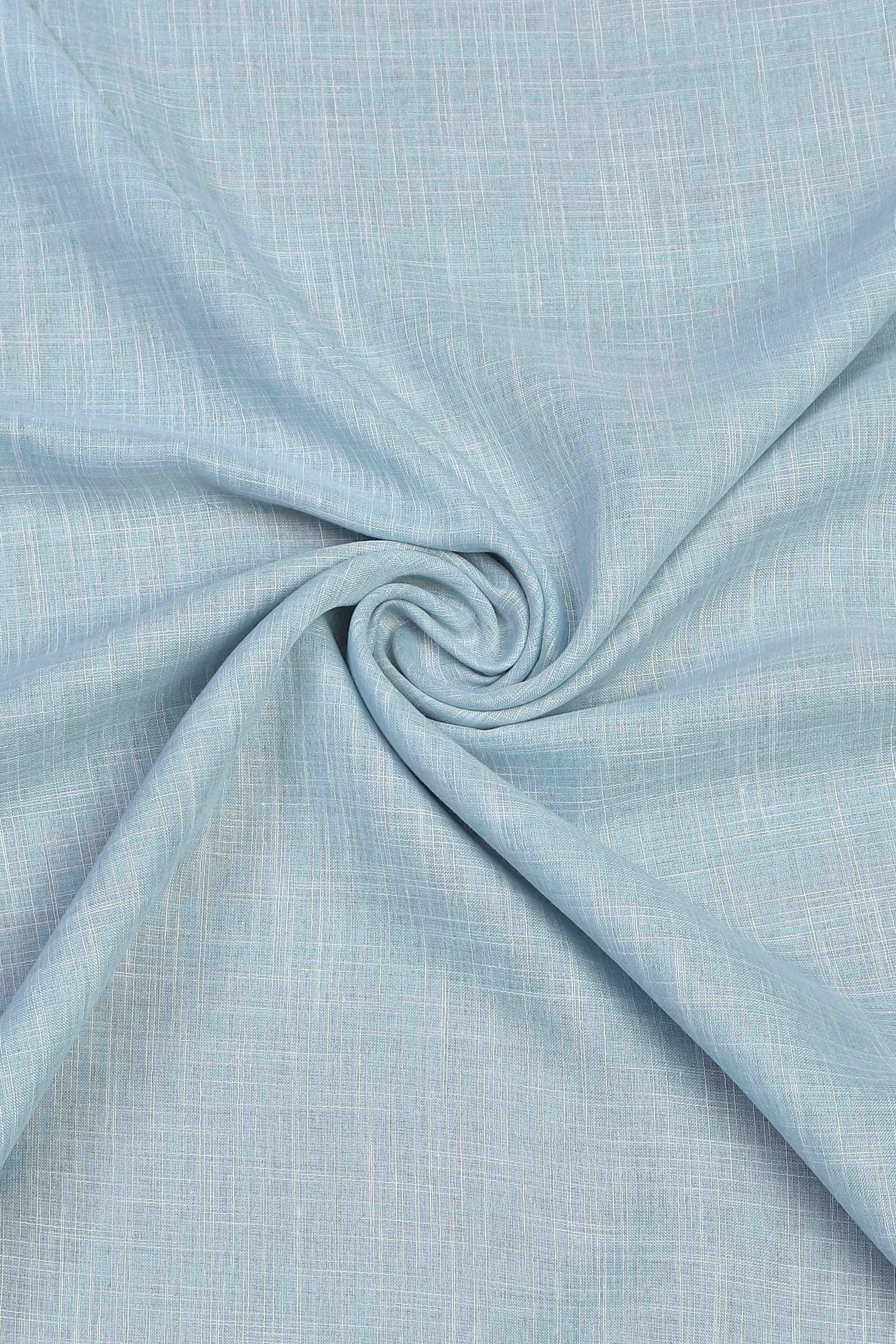 Fawn Linen Unstitched Suit Set image number 2