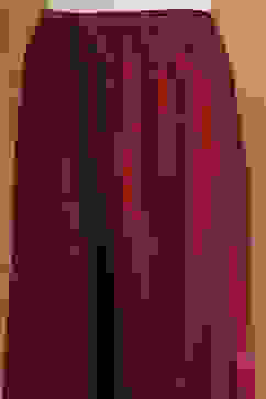 Red Polyester Straight Palazzo Pants image number 1