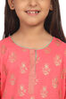 Pink Cotton Straight Kurta Patiala Salwar Suit Set image number 1