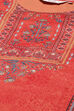 Rust A-Line Cotton Kurta image number 1