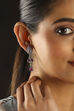 Dark Pink Brass Drop & Danglers image number 1