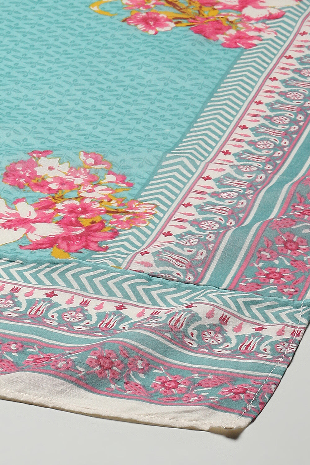 Coral Cotton Anarkali Suit Set image number 4