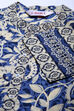 Black Cotton A-Line Printed Kurta image number 1