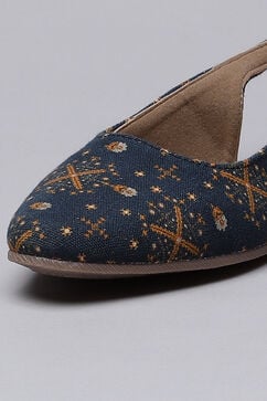 Blue Fabric Formal Sandals image number 1