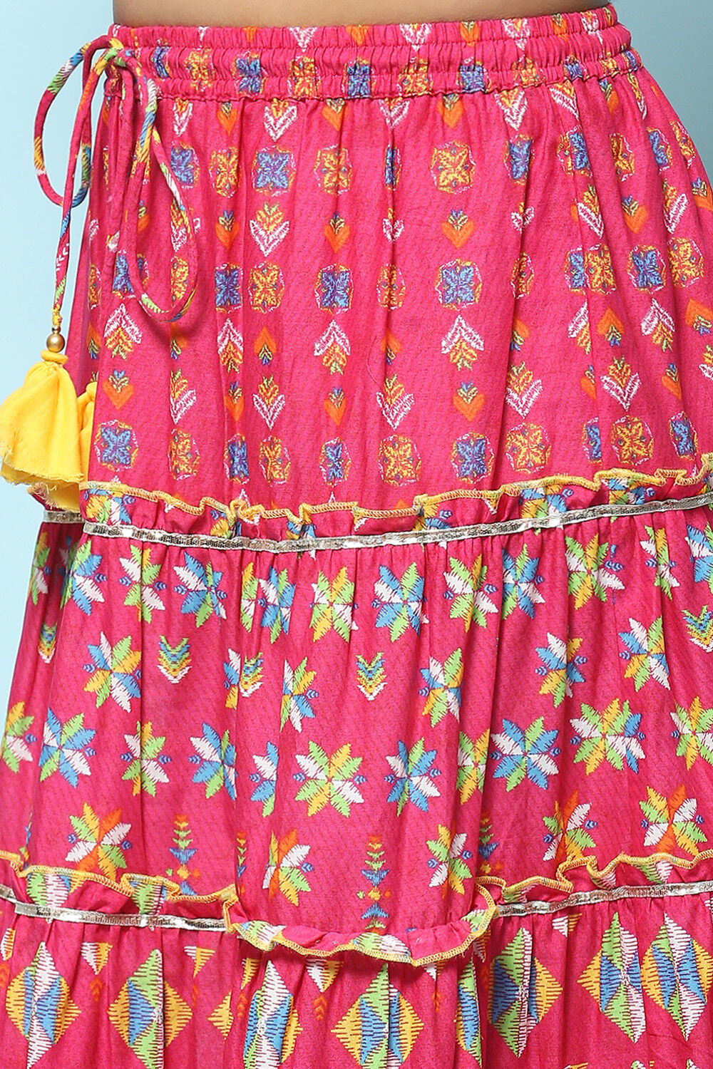 Pink Cotton Printed Suit Set image number 2