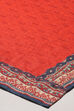 Red Cambric Kalidar Printed Kurta Palazzo Suit Set image number 3