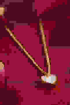 Off White Brass Necklace image number 2