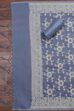 Light Green Cotton Printed Embroidered Unstitched Suit Set image number 3