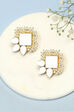 Pearl Brass Earrings image number 0