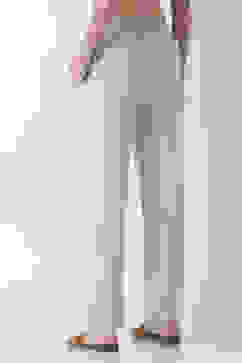 Natural Cotton Blend Straight Pants image number 5