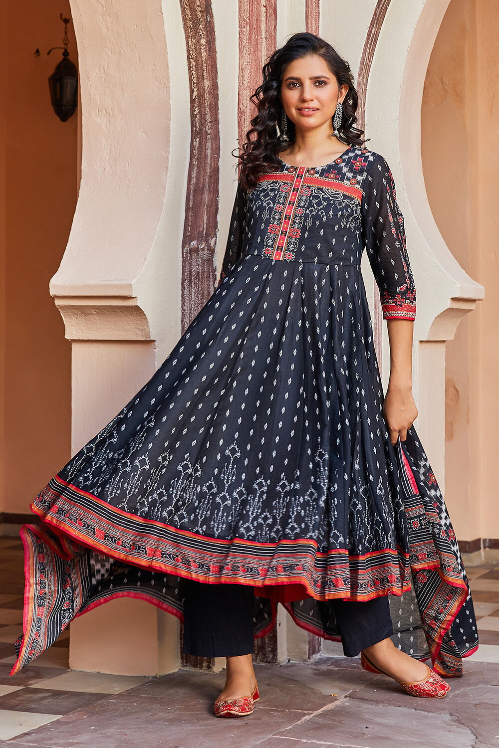 Latest cotton anarkali dresses shop