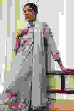 Turquoise Cotton Floral Printed Straight Suit Set image number 7