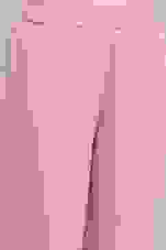 Pink Cotton Straight Suit Set image number 2