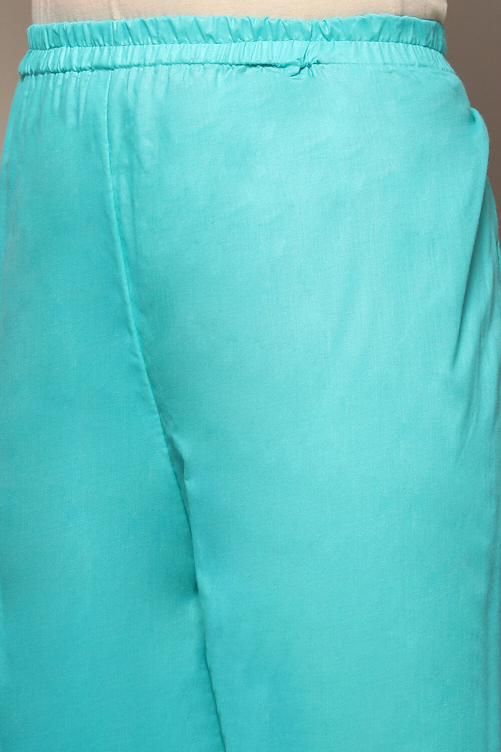 Mustard Cotton Blend Digital Print Unstitched Suit Set image number 3