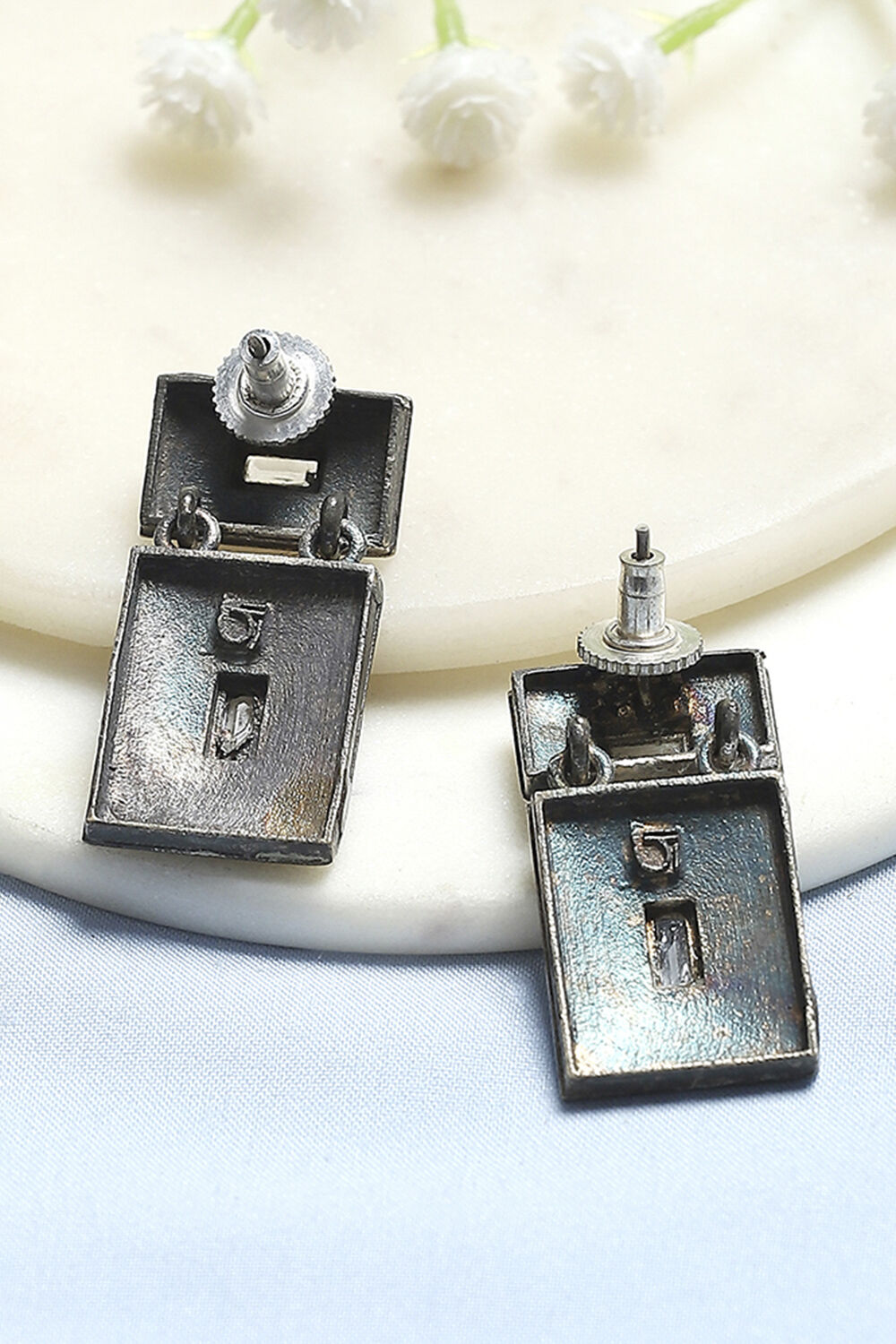 Oxidised Brass Drop & Danglers image number 2