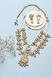 Nude Brass Necklace Set image number 2