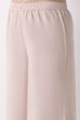 Light Pink Cotton Flared Palazzos image number 1
