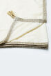 Off White Cotton Anarkali Kurta Skirt Suit Set image number 2