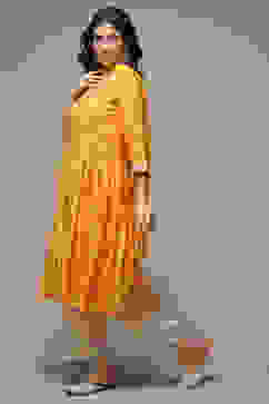 Mango Modal A-Line Kurta Palazzo Suit Set image number 3