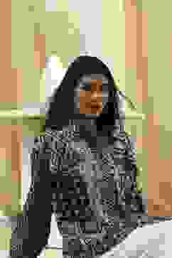 Black Cotton Printed Straight Shirt image number 0