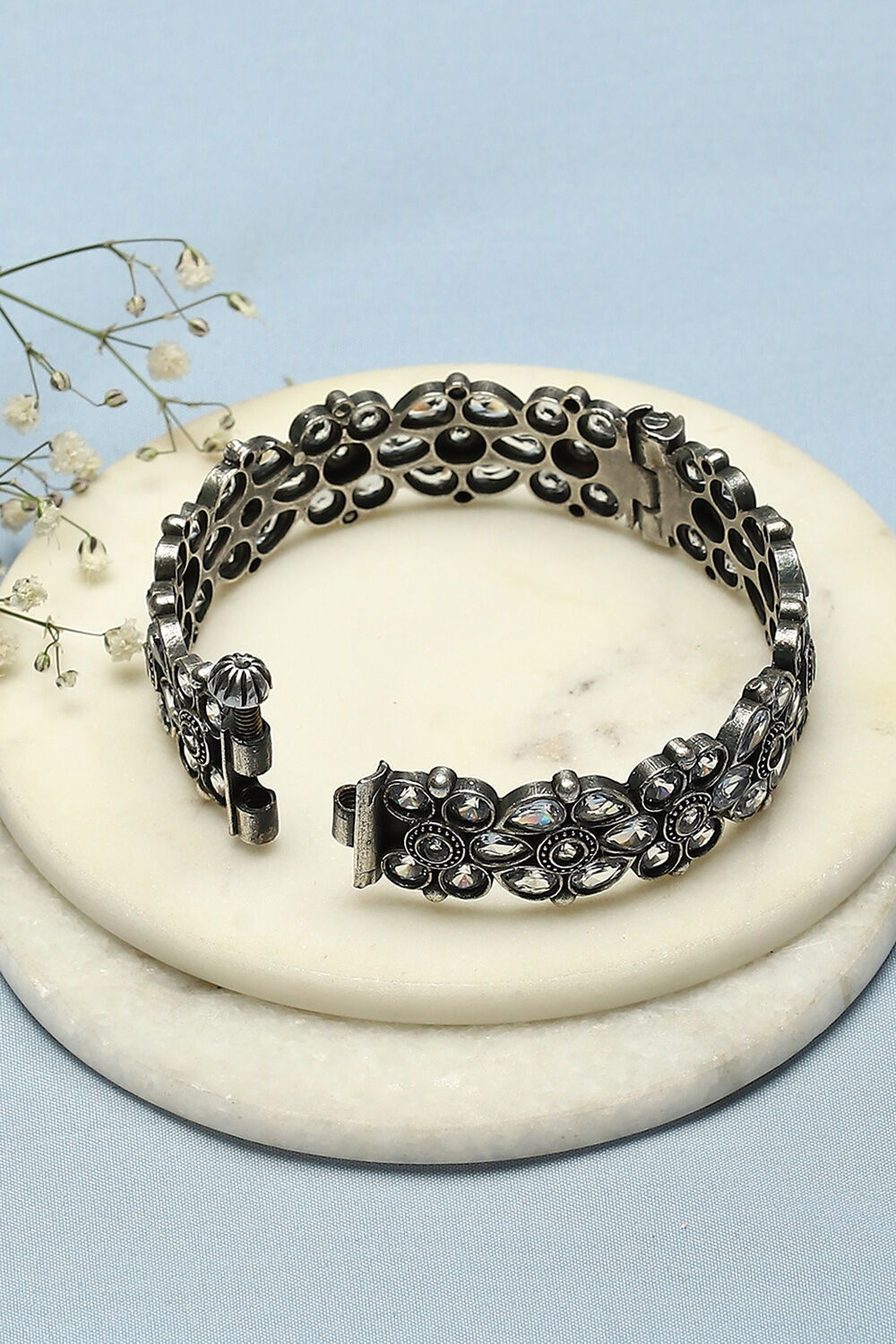 White Brass Bangles image number 2