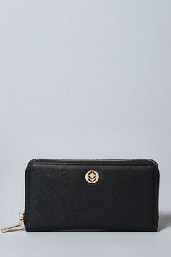 Black Pu Leather Wallet image number 1