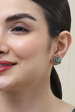 Mint Green Brass Studs image number 1
