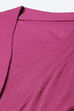Pink Berry Straight Acrylic Solid Shrug image number 1