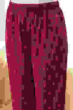 Burgundy Crepe Printed Straight Kurta Set image number 2