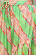 Pink & Green Cotton Straight Kurta Palazzo Suit Set image number 3