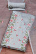 Blue Silk Blend Unstitched Suit Set image number 0