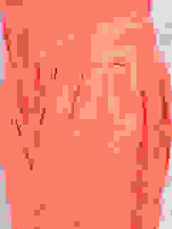 Orange Cotton Flared Printed Kurta Set image number 2