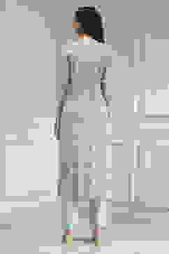 Turquoise Chanderi Handloom Unstitched Suit Set image number 5