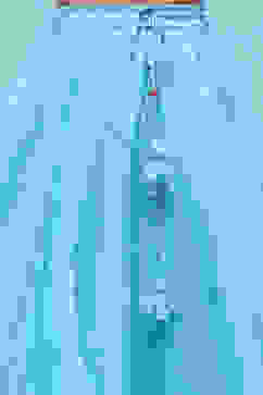 Blue Polyester Embroidered Suit Set image number 2