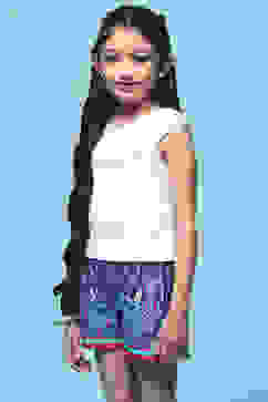 White Sleeveless Top With Schiffli Lace Detail image number 2