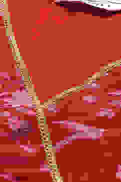 Red Art Silk Lehenga Set image number 1