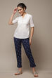 Indigo Rayon Narrow Pant image number 0