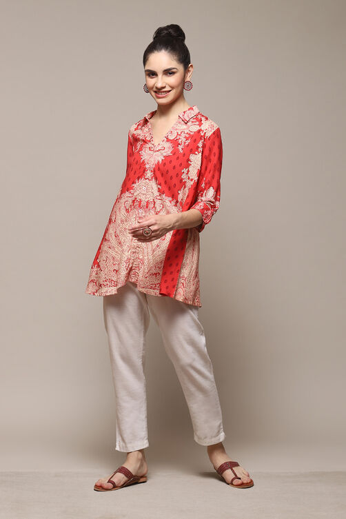 Black Rayon Straight Printed Shirt image number 0