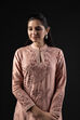 Rohit Bal Light Pink Cotton Silk Anarkali Printed Suit Set image number 1