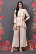 Rohit Bal Off White Viscose Co-ord Set image number 5